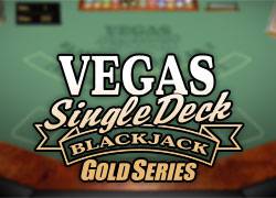 Vegas Single Deck Blackjack Gold